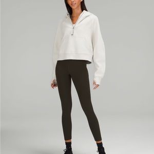 Lululemon Half Zip Scuba Oversized Hoodie Color:  Bone Size:M/L